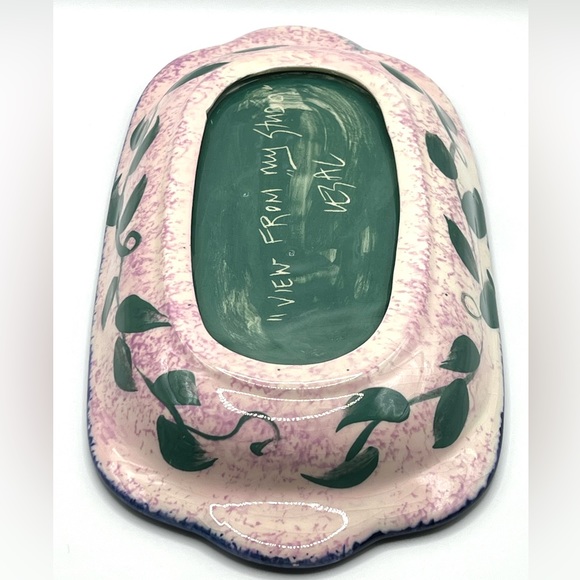 Lesal Ceramics Lisa Lindberg Van Northwick Studio Art Pottery Farm Animals Tray - Picture 6 of 11